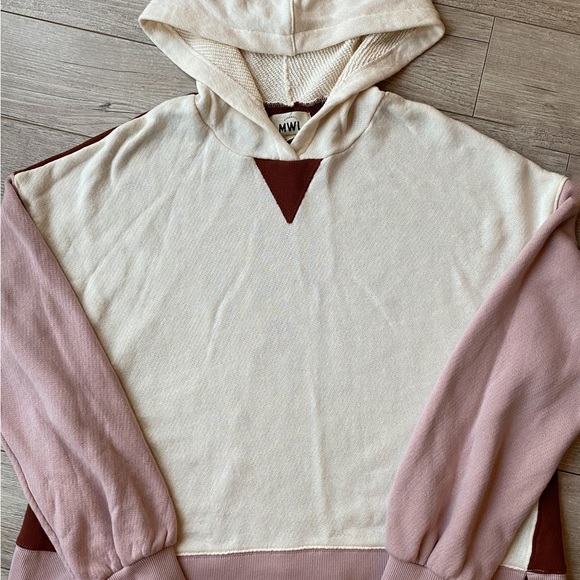 MWL Airyterry Hoodie Sweatshirt in Colorblock Size XL - Picture 2 of 8